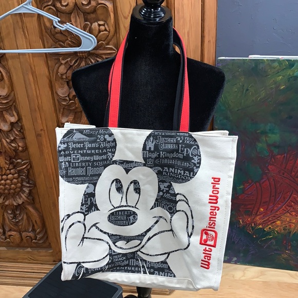 Disney Handbags - Like new! Walt Disney world Mickey canvas tote